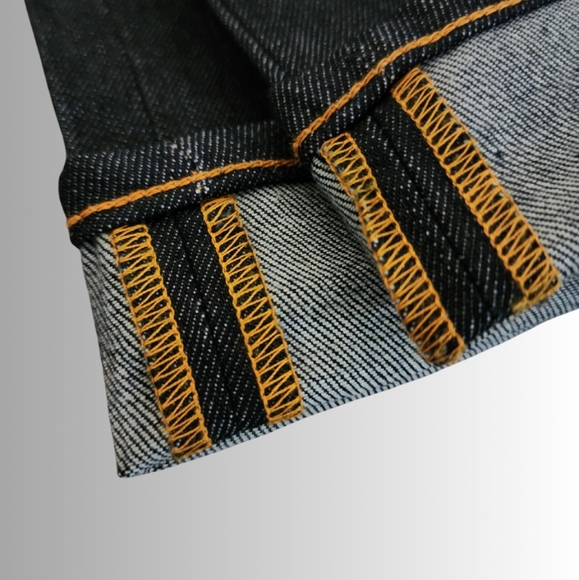 Nudie Jean Grim Tim Dry Navy Jean - Picture 11 of 12